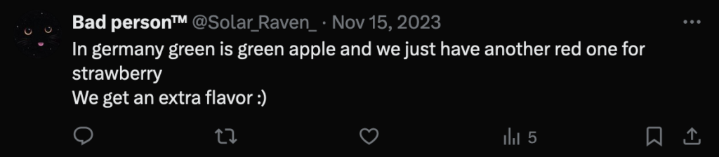 Twitter comment
